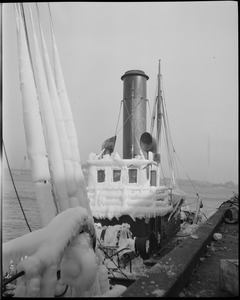 Ice covered trawlers - "Breaker"