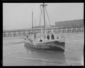 Ice clad fishing boat "Angie & Florence"