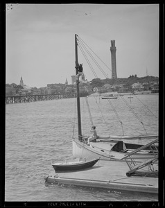 Rigging the "Avalon," Provincetown Harbor