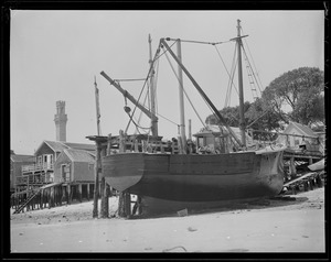 Fishing boat on beach, Provincetown