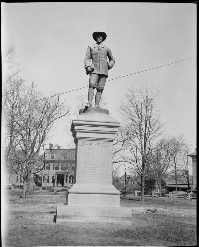 John Bridge statue, Cambridge Common Digital Commonwealth
