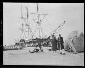 Green Estate - Dartmouth, MA. Chas. [Charles] W. Morgan, whaling ship now at Mystic Seaport