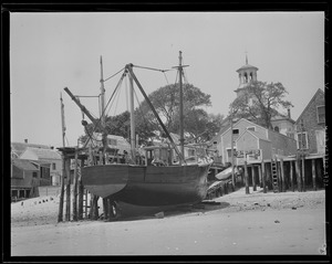 Fishing boat on beach, Provincetown