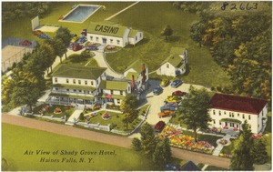 Air view of Shady Grove Hotel, Haines Falls, N. Y.