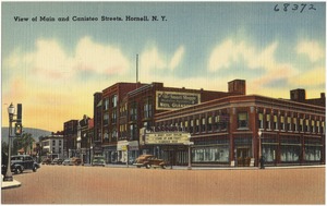 View of Main and Canisteo Streets, Hornell, N. Y.
