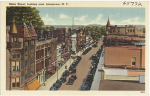 Main Street, looking east, Johnstown, N. Y.