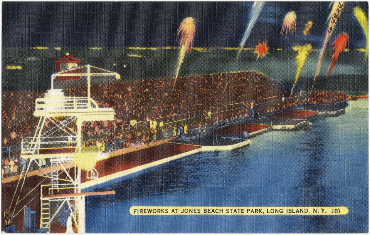 Fireworks at Jones Beach State Park, Long Island, N. Y.