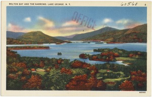 Bolton Bay and the Narrows, Lake George, N. Y.