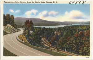 Approaching Lake George from the South, Lake George, N. Y.