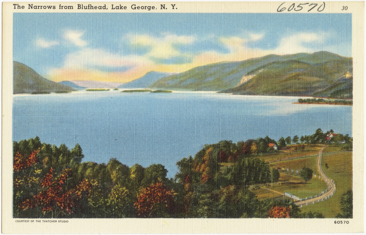 The Narrows from Blufhead, Lake George, N. Y.
