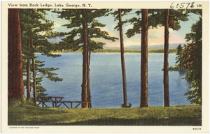 View from Rock Ledge, Lake George, N. Y.