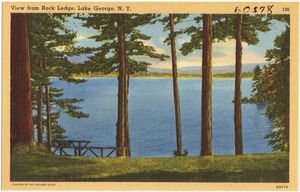 View from Rock Ledge, Lake George, N. Y.
