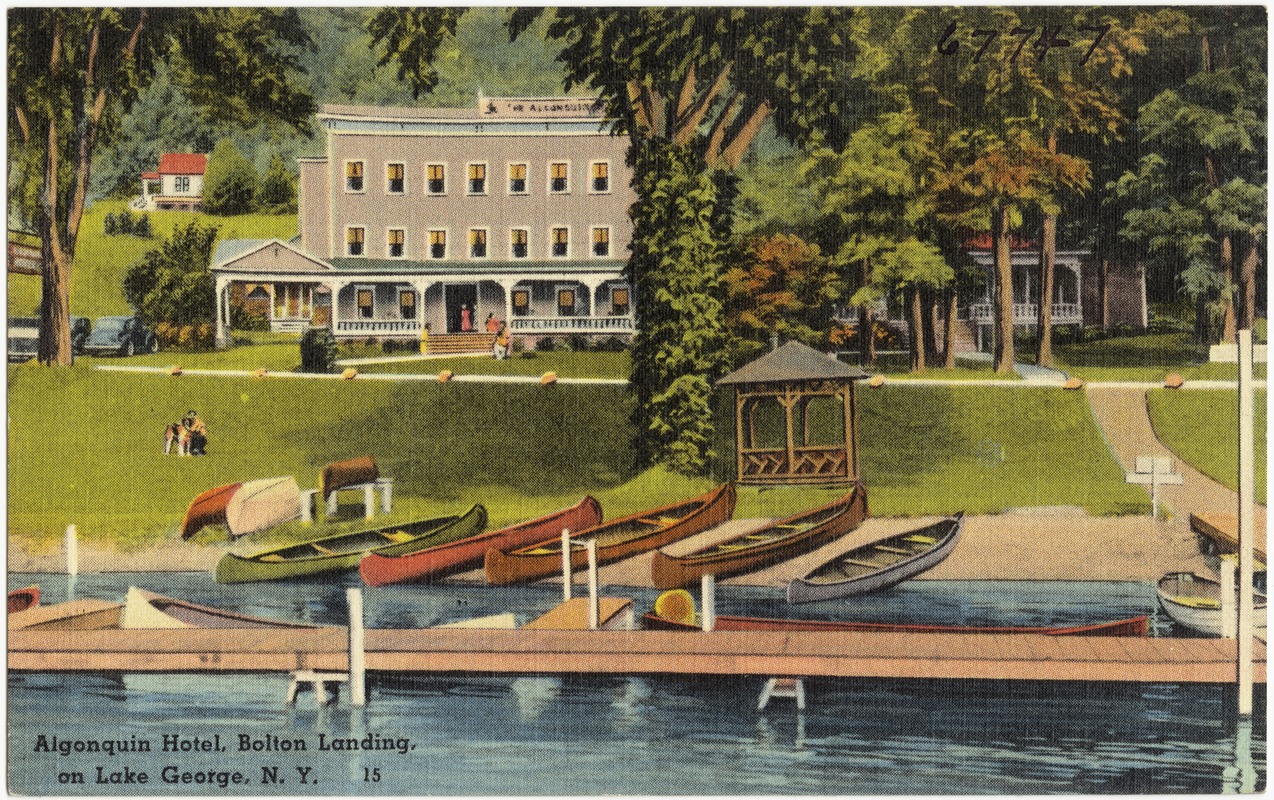 Algonquin Hotel, Bolton Landing, on Lake George, N. Y.