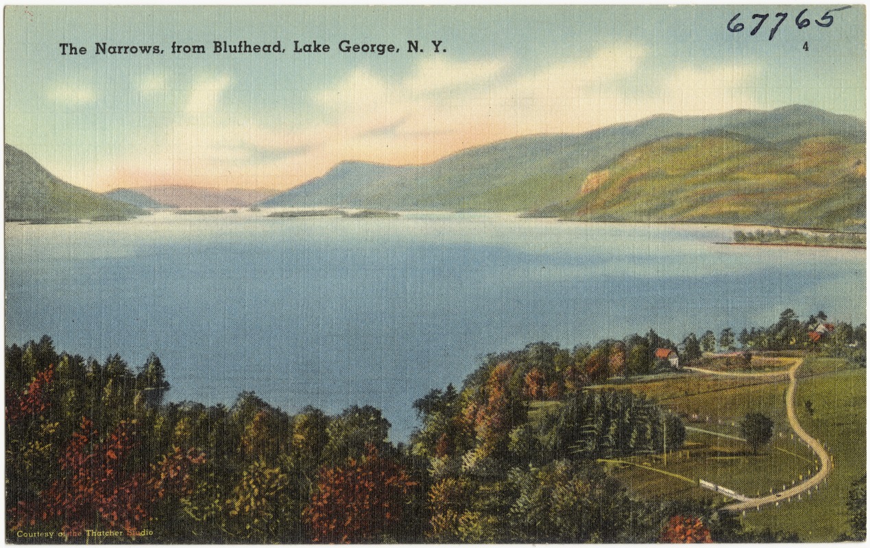 The Narrows, from Blufhead, Lake George, N. Y.