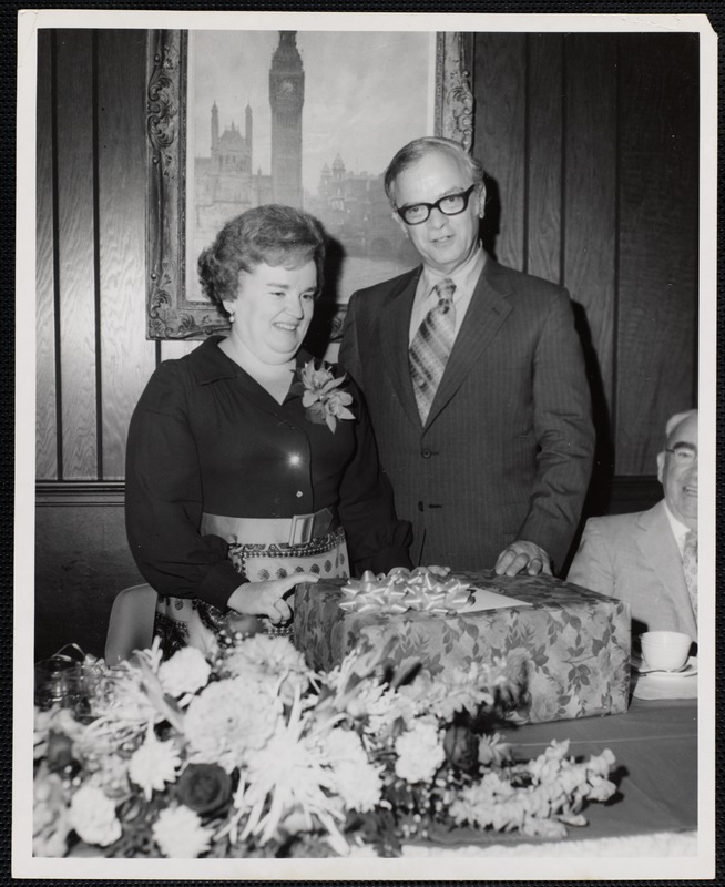 Miss Francis Smith and Dr. Harold Stein