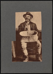 John N. Hammond with white oak basket