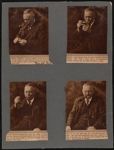 Captain George Fred Tilton of the Charles W. Morgan smoking his pipe