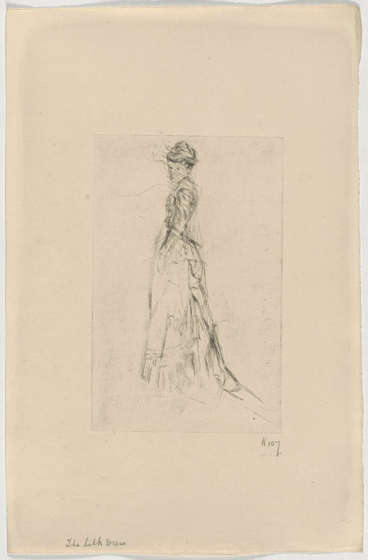 The silk dress