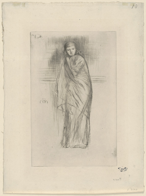 The model resting