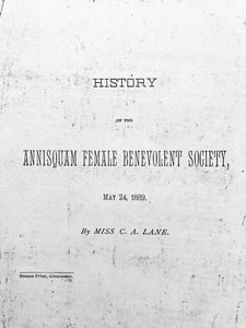History of the Annisquam Female Benevolent Society
