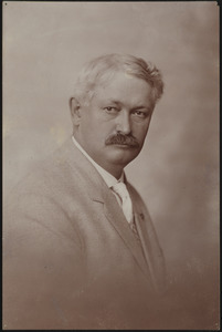 Portrait photograph of Everett C. Benton (1862-1924), Mass., ca. 1907