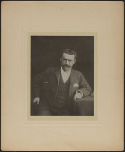 Portrait photograph of William L. Chase (1853-1895), Mass., ca. 1894