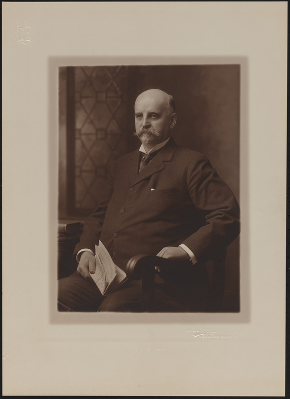 Portrait photograph of Thomas L. Livermore (1844-1918), Mass., ca. 1897