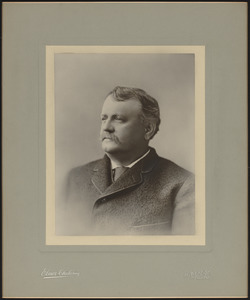 Portrait photograph of Abraham L. Richards (1827-1907), Mass., ca. 1893
