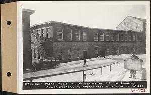 Otis Co., Ware Mills, picker house #1, looking southwesterly, Ware, Mass., Jan. 30, 1936