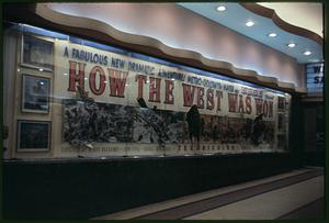 Movie theater poster for "How the West Was Won"