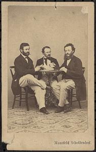 Three unidentified men