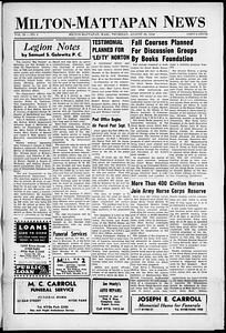 Milton Mattapan News, August 26, 1948