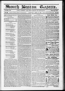 South Boston Gazette, April 14, 1849