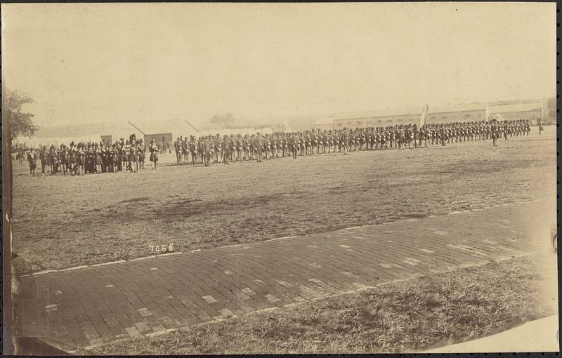 Dress parade of the 3d Penn. Artillery, Fortress Monroe, Va., Dec., 1864