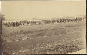 Dress parade of the 3d Penn. Artillery, Fortress Monroe, Va., Dec., 1864