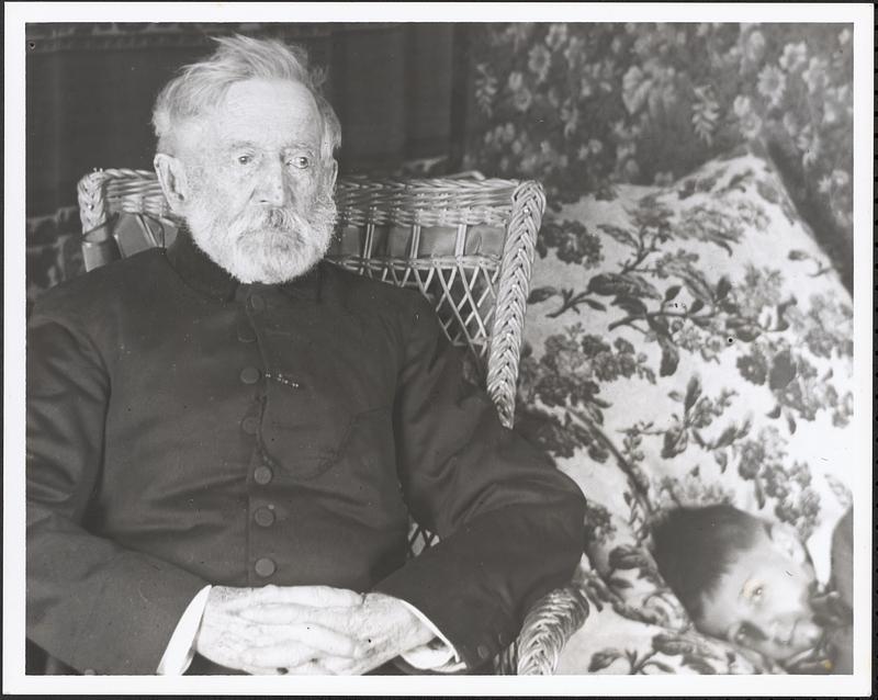 Rev. Charles Babbidge with child