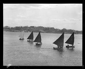 Frostbite yacht - race in zero weather, Marblehead
