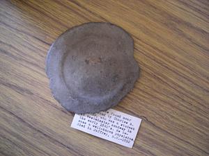 Native American pottery plate