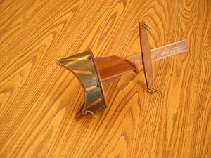Stereoptic viewer, wood and paint