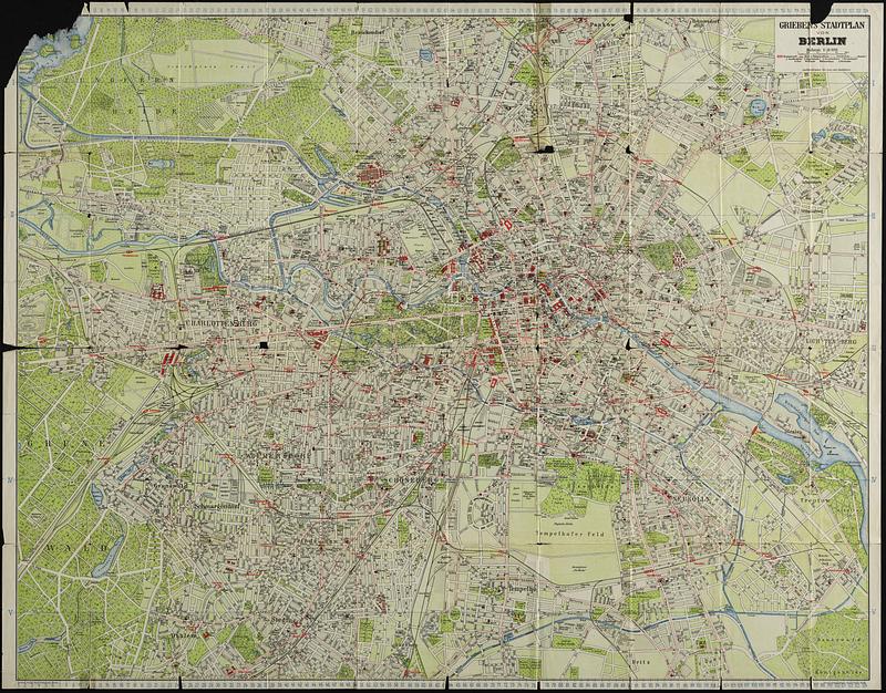 Griebens stadtplan von Berlin