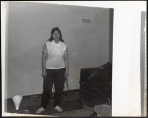 Woman making a silly face