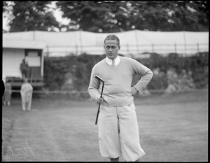 Bobby Jones and his famous putter at Brae Burn