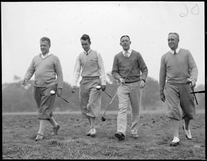 Foursome including Francis Ouimet (3rd from left)
