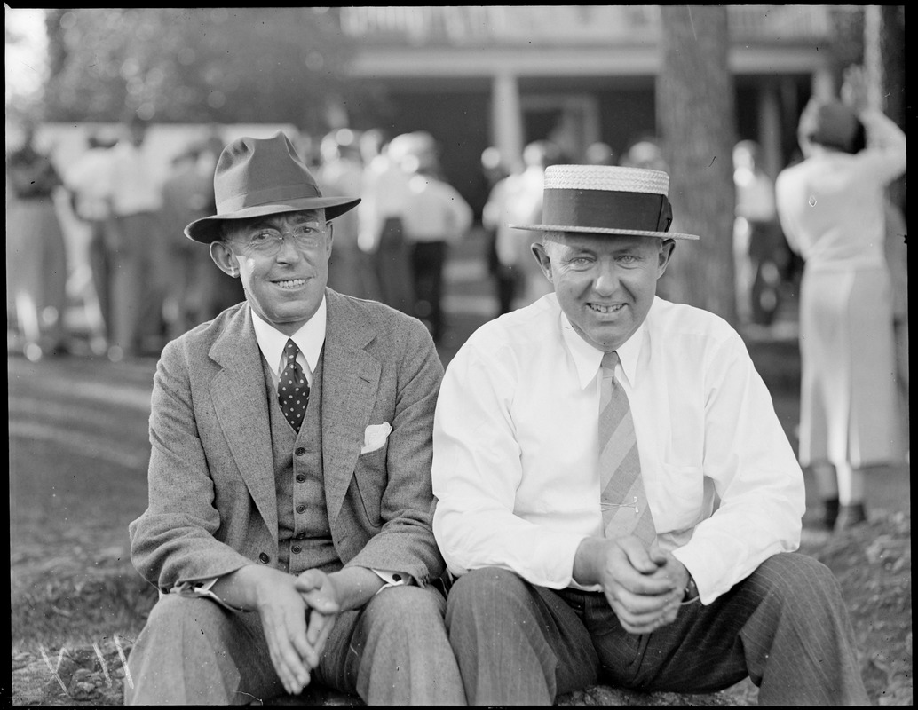 Ouimet and Guilford, golfers of fame