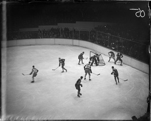 Clapper of the Bruins in action, 1930-1931