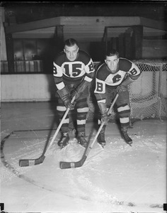 Nels Stewart and Smith of the Bruins