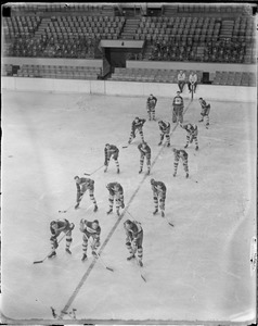 1930-31 Bruins information on the Boston Garden ice