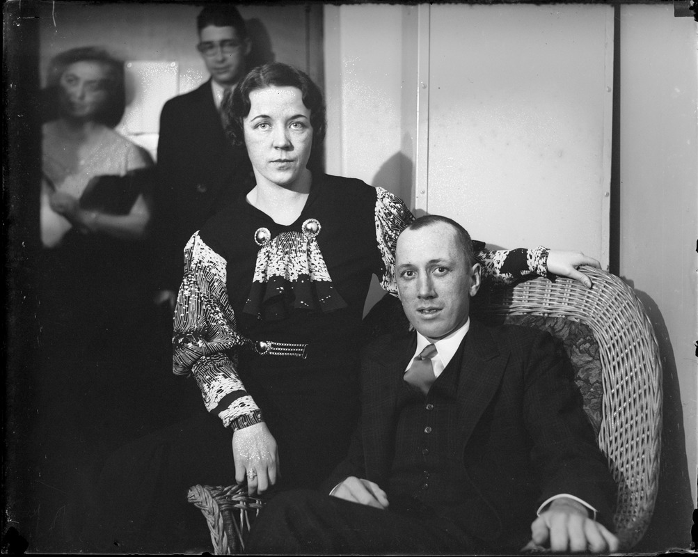 Mr. and Mrs. Irving Bailey following Shore incident