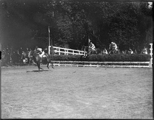 Racing at country club, Brookline, MA