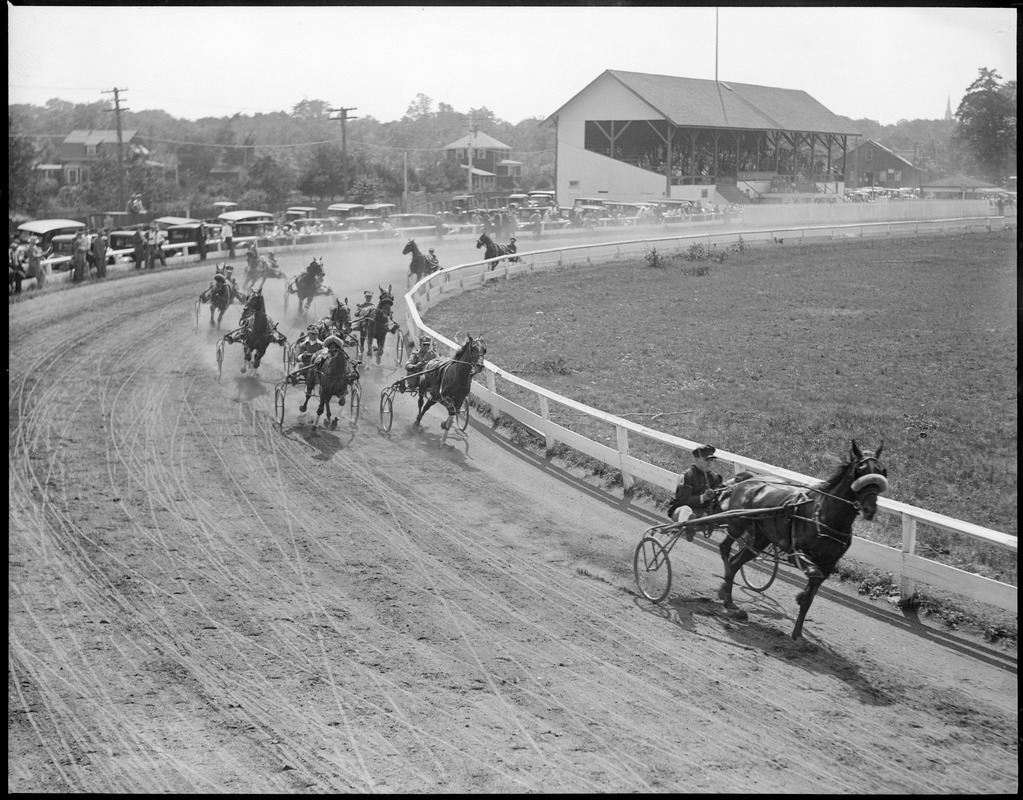 2.17 pace time 2.11 1/2 going around the first time at Old Colony Track, South Weymouth